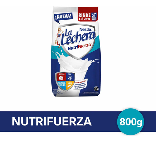 Imagen 5 de 5 de Leche En Polvo La Lechera Nutrifuerza Nestlé x 800g