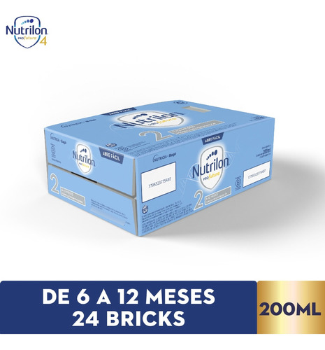 Imagen 4 de 4 de Combo 48u Leche Liquida Nutrilon Profutura 2 brick 200ml