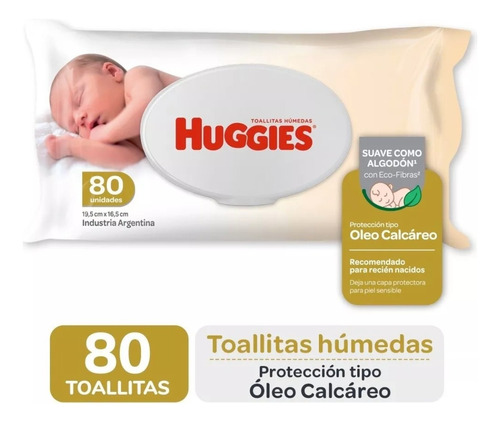 Imagen 3 de 5 de Combo x2 Pañales Huggies Supreme Care RN x 34u + Toallitas húmedas con óleo calcáreo x 80u