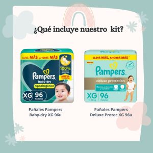Miniatura 2 de 4 de Combo x2 Pampers combinación Deluxe Protection + Babydry XG x 96u