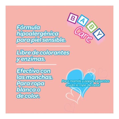 Imagen 4 de 5 de Jabon Liquido Ecovita Baja Espuma Baby Care Doypack X 800 Ml
