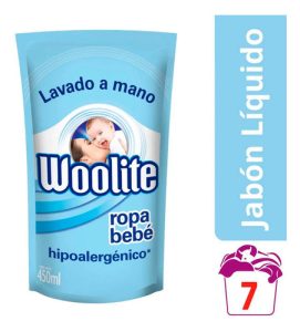 Miniatura 4 de 4 de Woolite Lavado A Mano Bebé Jabón Líquido Repuesto D/p 450 Ml