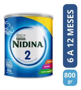 Miniatura 3 de 3 de Combo x4 Leche En Polvo Nidina 2 Lata x 800g