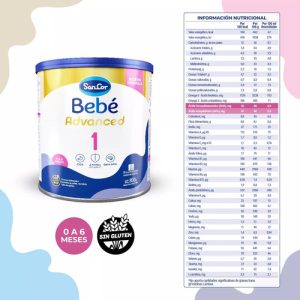 Miniatura 3 de 3 de Combo x2 Leche en Polvo Sancor Bebe Advanced 1 lata x 800g