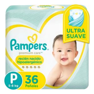 Miniatura 1 de 5 de Pañales Pampers Premium Care P x 36u