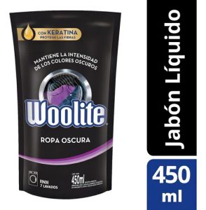 Miniatura 3 de 3 de Woolite Jabón Líquido Ropa Oscura Matic Repuesto D/p 450 Ml