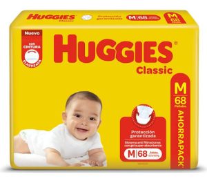 Miniatura 3 de 3 de Combo x4 Pañales Huggies Classic M x 68u
