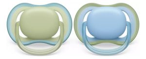 Miniatura 3 de 6 de Chupete Philips Avent Ultra Air SCF085/21 Color Azul - Verde Período De Edad 0-6 Meses
