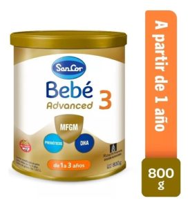 Miniatura 2 de 4 de Combo x2 Leche en Polvo Sancor Bebe Advanced 3 lata x 800g