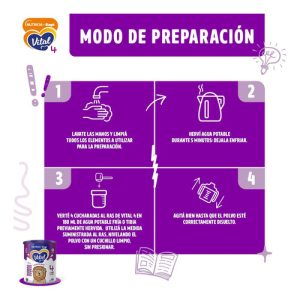 Miniatura 3 de 7 de Combo x4 Leche En Polvo Vital 4 lata 800gr