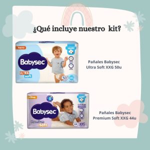 Miniatura 2 de 3 de Combo Pañales Babysec Combinacion Ultrasoft + Premium Soft XXG