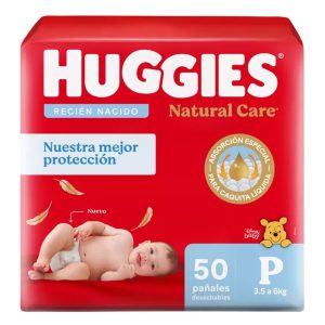Miniatura 3 de 3 de Combo x3 Pañales Huggies Natural Care P x 50u