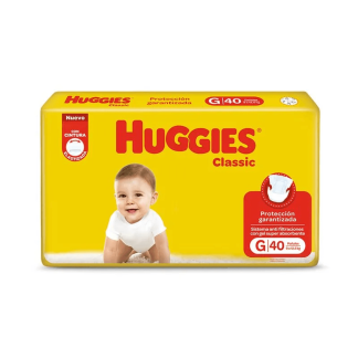 Huggies Classic Talle Grande G 40 uni