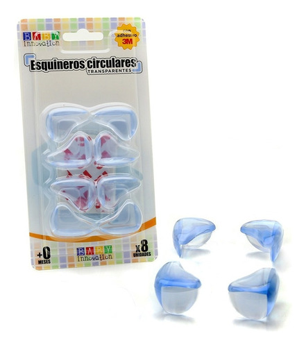 Imagen 6 de 6 de Esquineros Circulares Transparentes x8u - Baby Innovation