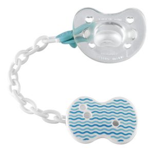 Miniatura 5 de 6 de Clip Porta Chupete Con Cadena Color Azul