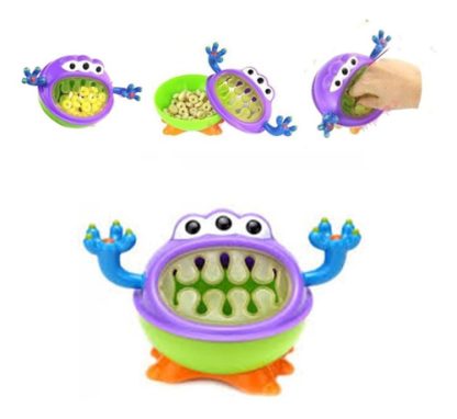 Imagen 2 de 4 de Nuby Snack Cerealero Monstruo Porta Cereales + 12m