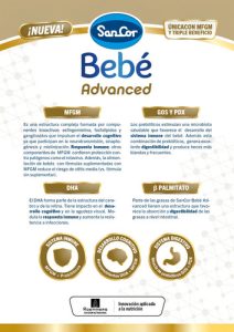 Miniatura 4 de 4 de Leche Líquida Sancor Bebe Advanced 3 brick x 200ml