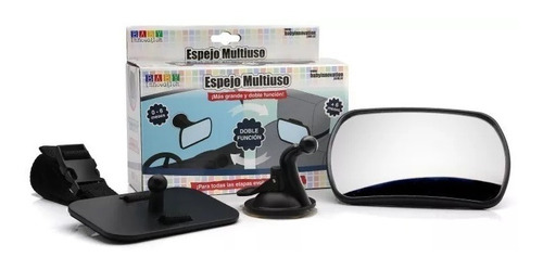 Imagen 1 de 4 de Espejo Multiuso Para Bebe Universal Para Auto Doble Funcion