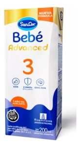 Miniatura 1 de 4 de Leche Líquida Sancor Bebe Advanced 3 brick x 200ml