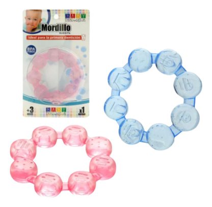 Imagen 2 de 2 de Mordillo Refrigerante Ruedita +3m Baby Innovation - Celeste