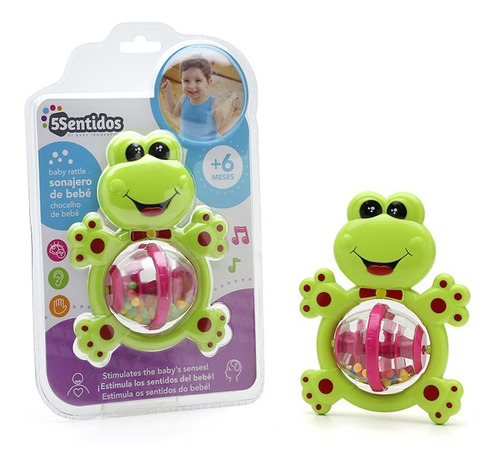 Imagen 3 de 3 de Sonajero Interactivo Rana +6M - Baby Innovation