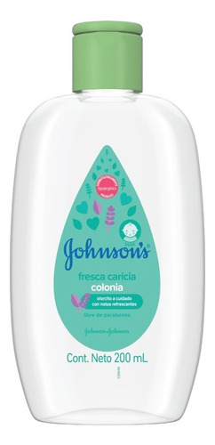 Imagen 2 de 5 de Colonia Johnson's Baby Fresca Caricia 200ml