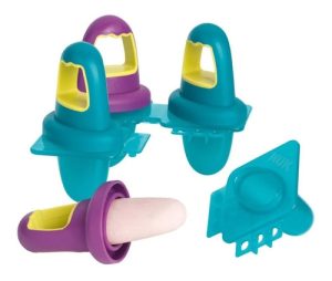 Miniatura 2 de 3 de Set 4 Moldes Para Helados Nuk Fresh Food Con Tapa Color Multicolor