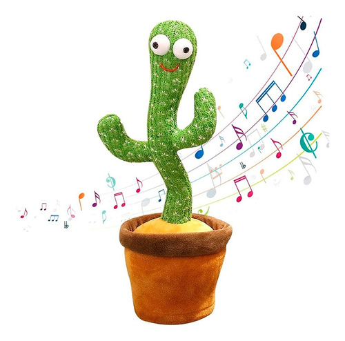 Imagen 7 de 8 de Juguete  Cactus Bailarín Con Música Canta Baila Y Repite Voz