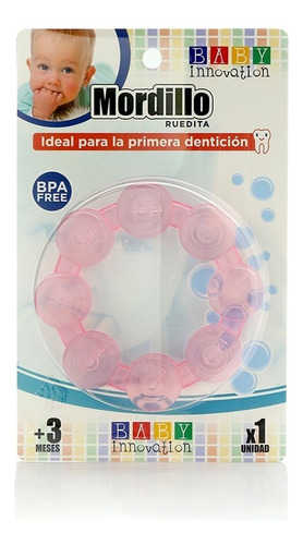 Imagen 6 de 7 de Mordillo Refrigerante Ruedita +3m Baby Innovation - Rosa