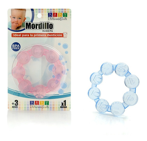 Imagen 7 de 7 de Mordillo Refrigerante Ruedita +3m Baby Innovation - Rosa