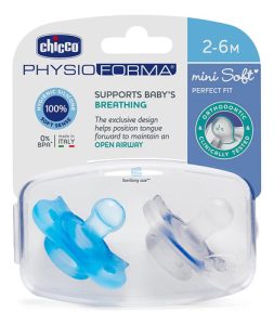Miniatura 1 de 3 de Chupetes Chicco Physio Mini Soft 2-6 Meses Luminoso Set X 2