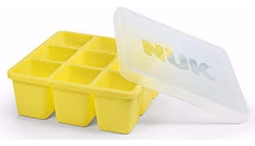 Imagen 3 de 3 de Cubetera Para Alimentos Nuk Bebe Fresh Food Silicona C/ Tapa