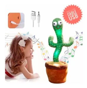 Miniatura 5 de 8 de Juguete  Cactus Bailarín Con Música Canta Baila Y Repite Voz