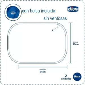 Miniatura 5 de 6 de Parasoles Por Estatica Infantil Para Auto Pack X2 Chicco