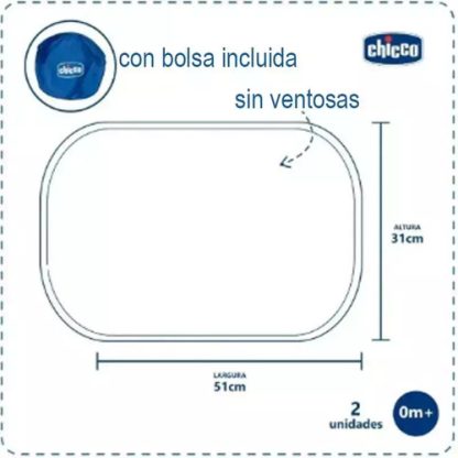Imagen 5 de 6 de Parasoles Por Estatica Infantil Para Auto Pack X2 Chicco