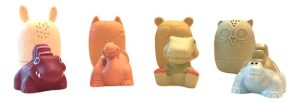 Miniatura 4 de 5 de Juguete Para Baño Animalitos Escondidos Goma Blanda Agua Color Pastel