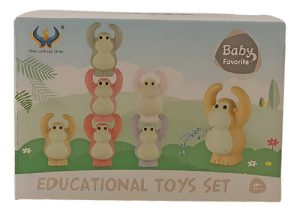 Miniatura 5 de 5 de Set 6 Monitos de Goma Encastrables para el baño