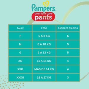 Miniatura 3 de 4 de Pañales Pampers Premium Care Pants Xxxg 46 U