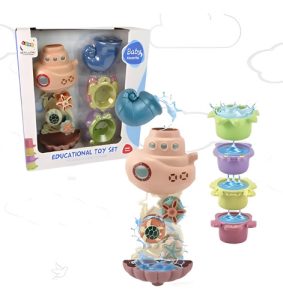Miniatura 2 de 2 de Submarino Divertido De 6 Piezas Juguete Para Baño Multicolor Baby Favorite