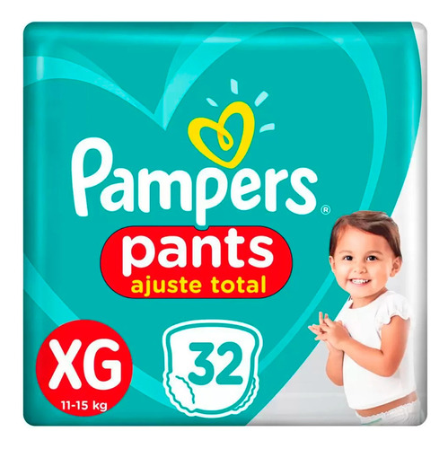 Imagen 3 de 8 de Pañales Pampers Pants Confort Sec Xg 32u