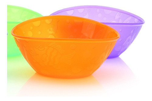 Imagen 3 de 10 de Bowls Apilables De Colores Para Bebés - Baby Innovation Color Multicolor Liso