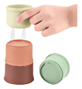 Miniatura 2 de 3 de Torre De Vasos Apilables De 8 Piezas Didacticas Multicolor