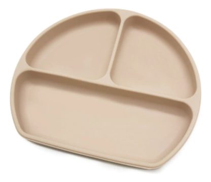 Imagen 1 de 1 de Plato De Silicona Grande Con Divisiones