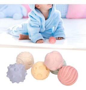 Miniatura 2 de 10 de Pelotas Locas Divertidas Surtidas 1 Multicolores Blandas 6pzas