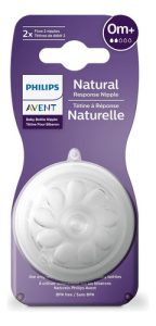 Miniatura 2 de 3 de Tetinas Philips Avent Natural Response +0m Flujo Lento SCY962/02