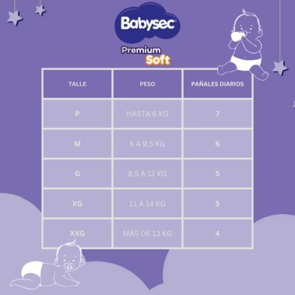 Imagen 3 de 3 de Pañales Pants Babysec Premium XG x 22 unidades