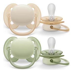 Miniatura 1 de 3 de Avent Chupetes Ultra Soft 0-6m Scf091/05 Color Verde