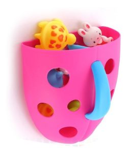Miniatura 1 de 2 de Porta Objetos Con Sopapa Guardar Juguetes De Baño Innovation Color Rosa