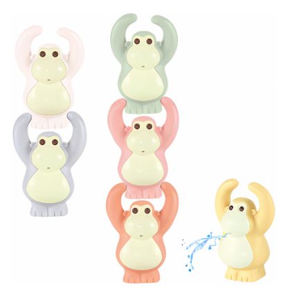 Imagen 1 de 5 de Set 6 Monitos de Goma Encastrables para el baño