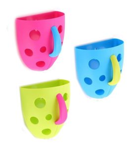 Miniatura 2 de 2 de Porta Objetos Con Sopapa Guardar Juguetes De Baño Innovation Color Rosa